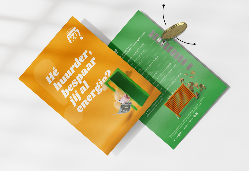 Een kraskaart voor Gewoon Zo waar een aantal vakjes zijn afgekrast